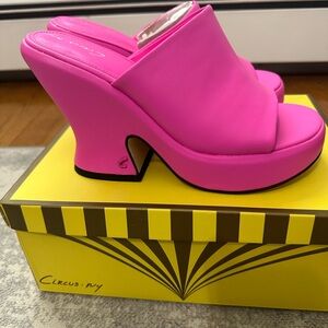Sam Edelman Circus Patrice Wedge in Pink Punch NIB RARE
